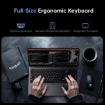 KAMRUI 15.6 Gaming Laptop Computer AMD Ryzen3 4300U Windows Laptop IPS 16GB DDR5 512GB NVMe SSD Backlit & Numeric Keyboard Wifi5 - Image 5