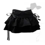 Women Hot Girl Sweet Kawaii Bow Vintage Y2k Clothes American Streetwear - Image 7