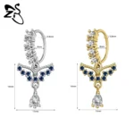 ZS 1 Piece 20G Trendy Hoop Nose Rings Women Moon Star Flower Pendant Septum Piercing Ear Helix Cartilage Piercings Jewelry 8MM - Image 30
