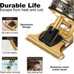 Electric Barber T9 Upgraded LCD Rechargeable Retro Oil Head Carving Electric Push Shear Pubic Hair Clipper Machine for Women - Image 3