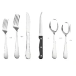 KOOMADE 48PCS Flatware Set Steak Knives Kitchen Utensils and Cutlery of High Quality Construction with Practical Metal  Handles - Image 7