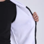 Men’s Zip Up Hoodie Pocket Polka Pot Print Hooded