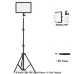 8/12 Inch LED Photography Video Panel Light Photo Studio Lighting Kit For Shoot Live Streaming Youbube With Tripod Stand - Image 11