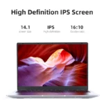 14.1" Ultra Slim Windows 11 Pro Laptop Computer intel Atom A3950 12GB RAM 1TB 2TB SSD Notebook PC 1080P HD Office Study Laptops - Image 3