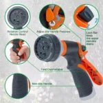 Home Irrigation Spray High-Pressure Garden Spray Gun Set Garden Watering Ground Car Wash Sprinkler - Image 4