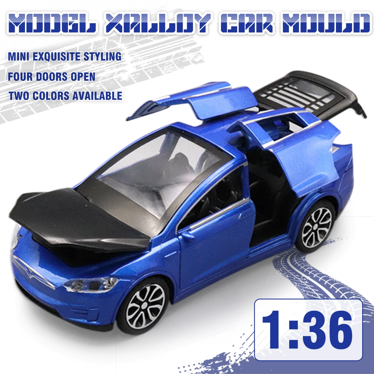 S62c09b23e15b45a3a5d8948d3bffdb1c6.webp 1:36 High Simulation Car Model for Tesla Alloy Car Model Diecasts Toy Vehicles Toy Cars Boy Toys Pull Back Kid Gifts