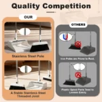 3in 1 Broom and Dustpan Set Floor Brush Long-handled Broom And Dustpan For Home Office School Dorm - Image 3