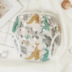 Elinfant Summer Breathable Swimming Diapers For Beach & Pool, Reusable Baby Cloth Diapers Training Pants - Image 12