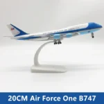 16cm/20cm Model Air Force One B747 Diecast Alloy Airplane Airlines Airways Aircraft  With Stand Landing Geer Collection Display