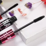 Gemo Silk Fiber Eyelash Gel Double Tube Set - 24H Waterproof Smudge-proof Thick Volumizing Lengthening No Clumping Mascara - Image 4