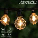G40 Outdoor Garland String Lights Shatterproof Waterproof Plastic Led Bulb Vintage Connectable Patry Patio Decor Light Chain
