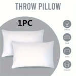 One piece set standard white high rebound pillow cushion core sofa car seat home interior decoration pillow 30x50cm