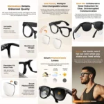 2026 New AI Smart Glasses with  Bluetooth Cal Camera Video Recording AI Photo Recognition Voice Translation Sunglasses Men Women - Image 5