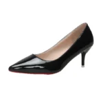 Sexy Red Bottom Women High Heels Classic Ladies Pumps Autumn Leather Dress Heel Shoes for Women