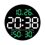 Digital Wall Clocks Large Screen With Timing Countdown Function Clocks For Home Bedroom Living Room Office Home Decoration