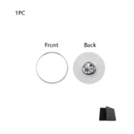 Customized metal cufflinks, badge buttons, various shapes, personalized, gift set accessories for men and women - Image 7