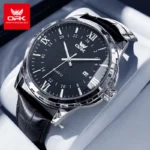 OPK Brand Steel Belt Dual Calendar Men's Quartz Watch 6003 - Image 5