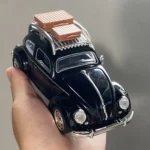 1:32 Volkswagen Beetle Travel Version Compact Sedan Alloy Diecast Model Car Indoor Computer Host Interior DIY Ornaments Present - Image 3