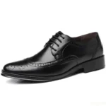 Large size fashionable men's office formal shoes low cut daily comfortable pointed multifunctional men's wedding men's shoes - Image 6