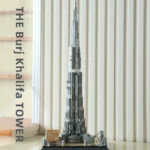 555PCS The Burj Khalifa Tower Of Dubai Building Blocks World Famous Architecture Bricks City Street View Toys Gifts For Children