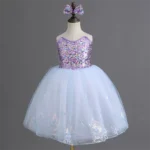 Summer Stage Girl Dress Tutu Ballerine Dance Kids Ballet Leotards Party Baby Dresses Outfit Ballet Girls Clothing Vestidos - Image 10