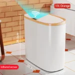 Automatic Bathroom Trash Can with Lid, Touchless Small Trash Can, Motion Sensor Waterproof Slim Garbage Can for Kitchen, Bedroom - Image 9