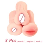 Male Soft Silicone Masturbation Cup Sex Toys 4D - Image 11