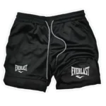 Men Running Shorts 2 in 1 Double-deck Sport Shorts Sportswear Gym Fitness Short Pants Training Jogging Bottom Men's Clothing - Image 2