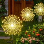 Solar Firework Lights Outdoor IP65 Waterproof Solar 8 Lighting Modes Fairy String Light Christmas Lighting Garden Decoration - Image 9