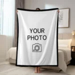 1pc Personalized picture and text customized blankets, gift blankets tailored for children, parents, lovers, lovers, and friends - Image 9