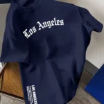 Men's Summer 100% Cotton Fashion Los Angeles Letter Printed - Image 9