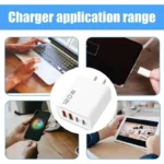 PD 120W 4 Ports USB C Charger Quick Charge 3.0 Type C