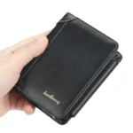 New Leather Men Wallets High Quality Zipper Short Desigh Card Holder Male Purse Vintage Coin Holder Men Wallets - Image 3