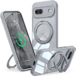 360 Rotate Magnetic Bracket for Magsafe Case for Google Pixel 10 9 8 Pro XL 8A 9A 10A Plating Camera Hard Transparent Back Cover - Image 8