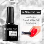 3pc Base Gel No-wipe Matte Top Coat Nail Gel Polish Set Long Lasting Functional Nail Art Soak Off UV LED Gel For Nails Manicure - Image 3