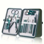 Professional 7-18 Piece Nail Care Kit Stainless Steel Manicure & Pedicure Set with Travel Case for On-the-Go Grooming - Image 7
