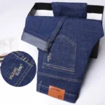 Men’s Fit Straight Lightweight Cotton Stretch Denim Pants