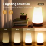 Usb Rechageable Dimmable Touch Lamp Bedroom Portable Table Bedside Night Lamp 13 RGB Colors Night Lights Baby Kids Night Light - Image 3
