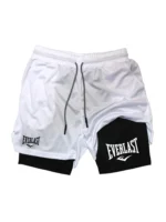 Men Running Shorts 2 in 1 Double-deck Sport Shorts Sportswear Gym Fitness Short Pants Training Jogging Bottom Men's Clothing - Image 10