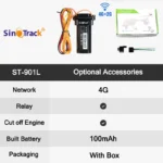 4G Mini Tracker  ST-901L Waterproof Builtin Battery GPS for Car vehicle gps device motorcycle with online tracking software - Image 7