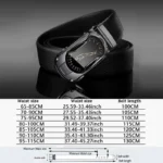 Men Belts Automatic Buckle Belt Genune Leather High Quality Belts For Men Leather Strap Casual  Buises  for Jeans - Image 10