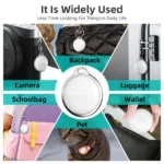 Mini Global GPS Tracker Smart Tag Compatible with iOS Find My App Key Finder Car Dog Pets Anti-lost Alarm Locator Tag For iPhone