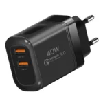 40W USB Charger Quick Charge 3.0 Dual Ports