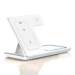 30W 3 in 1 Foldable Magnetic Wireless Charger Stand For iPhone