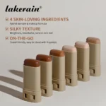 Skin Tint Foundation Stick Eraser Concealer Foundation Stick Serum Boosted Smooth Plumper Hight Coverage Travel Bronze Foundatio - Image 2