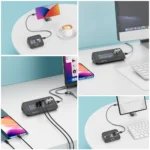 PHIXERO USB 3.2 Docking Station Hub 10Gbps Splitter Switch Dock Multi Port SD Card Socket Type C Gen2 for Surface PC Laptop 3.0 - Image 3