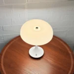 Mushroom Table Lamp, Touch Control 3 Color Dimmable, Cordless Rechargeable Plastic LED Night Light, Adjustable Brightness Bedsid