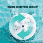 Portable USB Powered Ultrasonic Turbo Washer Deep Waterproof Mini Washing Machine Dirt Removing Laundry Device for Underwear Soc