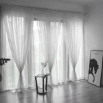 100x200cm 1PC Solid Color Sheer Curtain For Living Room Window String Curtains Bedroom Drape Panel Tulle Treatments