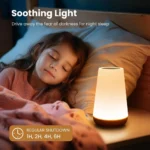 Usb Rechageable Dimmable Touch Lamp Bedroom Portable Table Bedside Night Lamp 13 RGB Colors Night Lights Baby Kids Night Light - Image 4